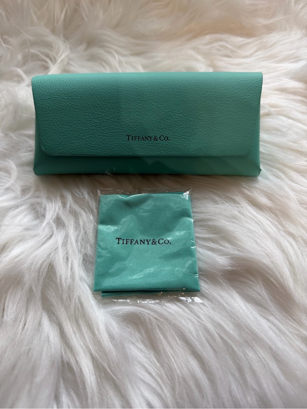 Tiffany & Co. Eyewear Case and Cloth - Tiffany Blue